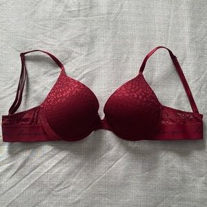 Pink by Victoria Secret Push Up Bra Burgundy